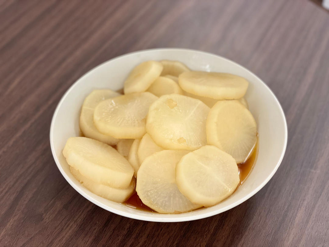 蚝汁炖白萝卜