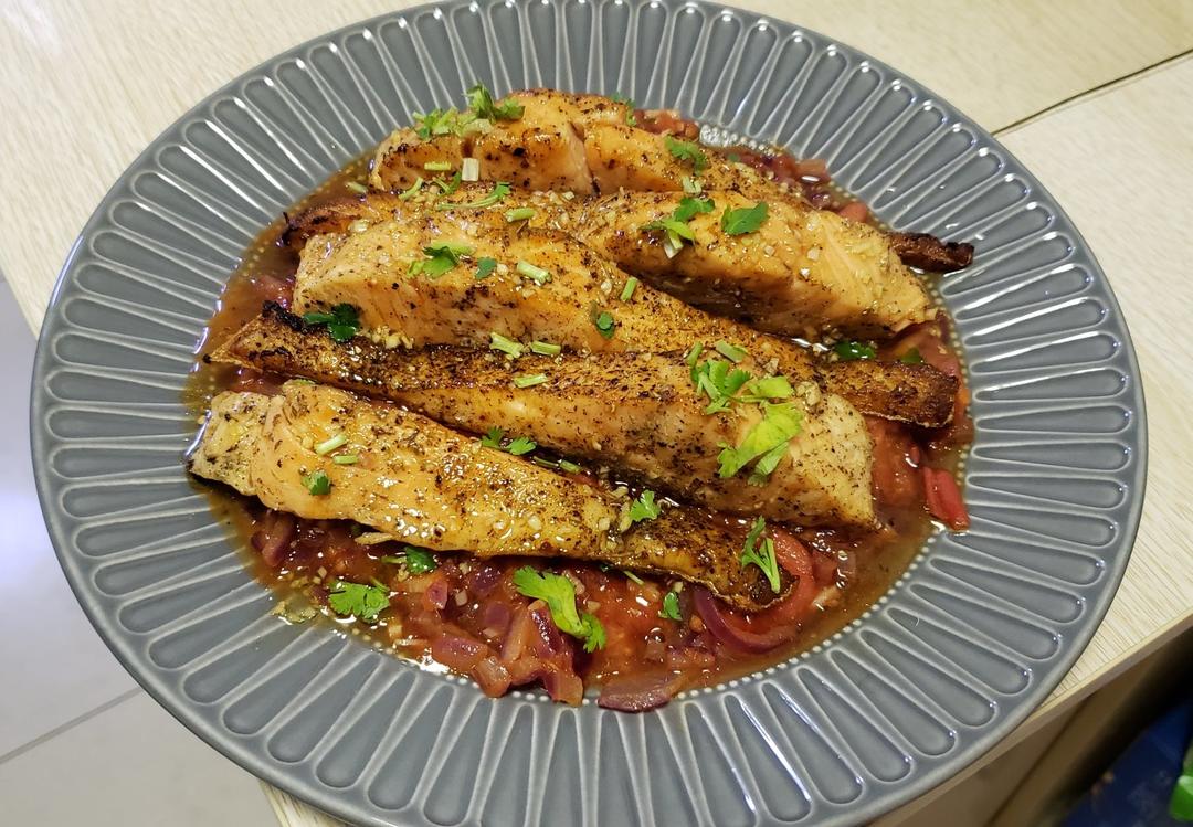 姜汁蜂蜜三文鱼【食材包操作说明】