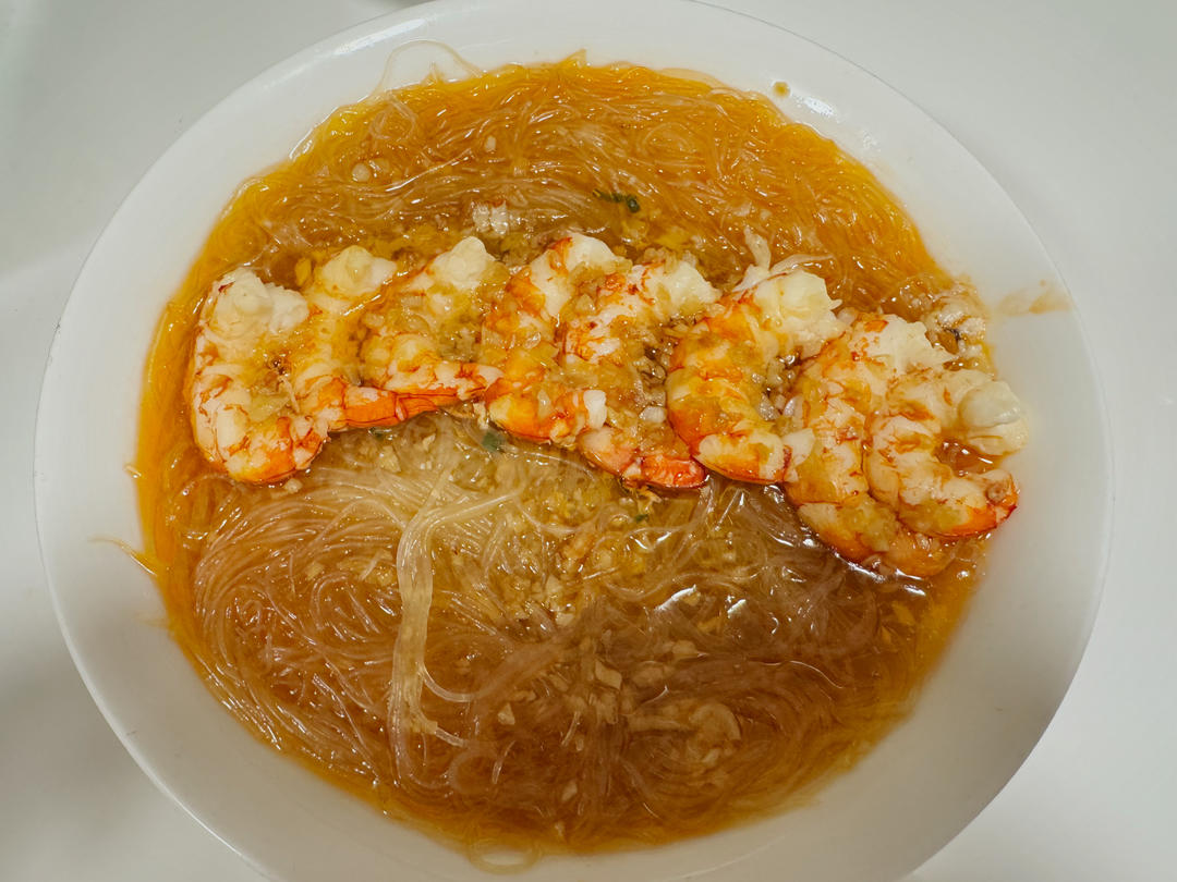 蒜蓉粉丝虾煲