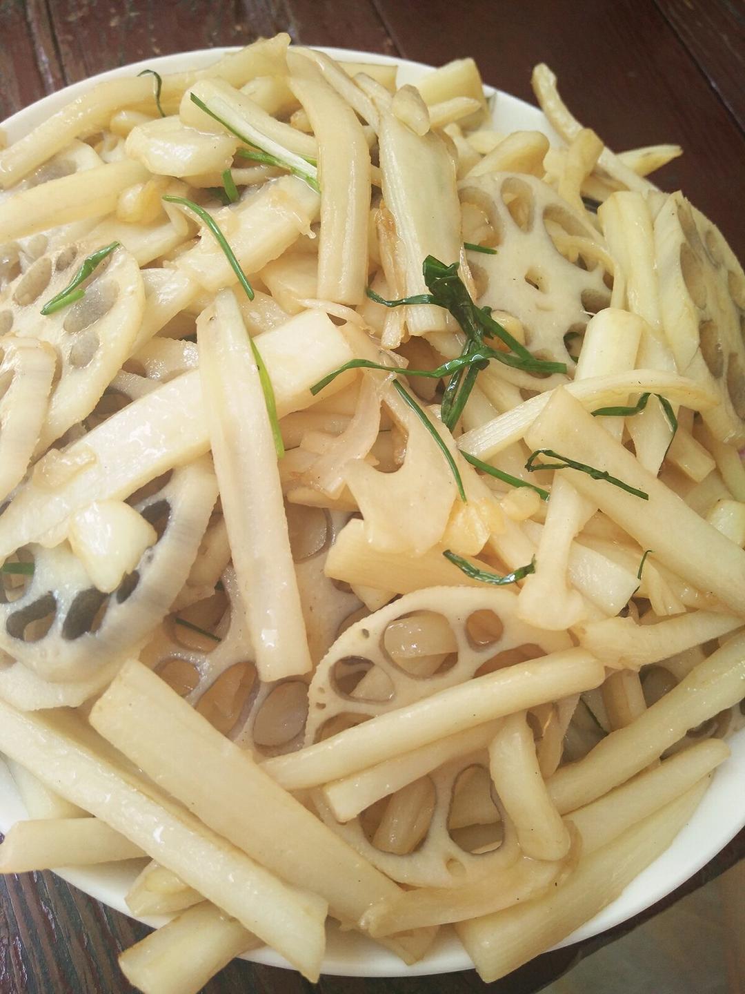 小小小小做的素炒藕条