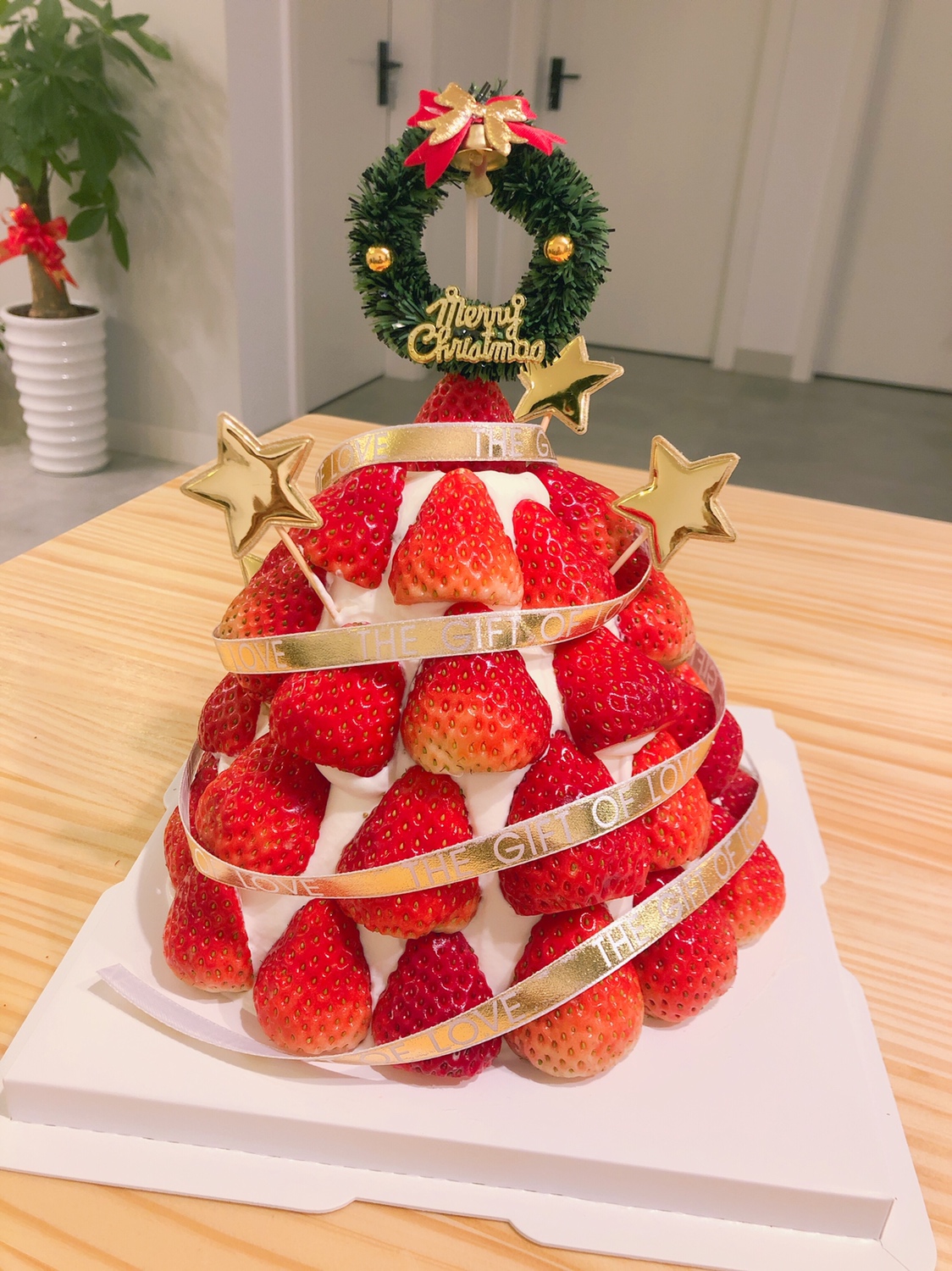 圣诞草莓塔蛋糕🍓