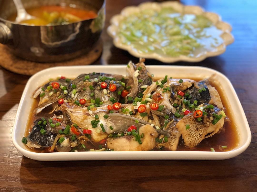 豉汁蒸鱼头