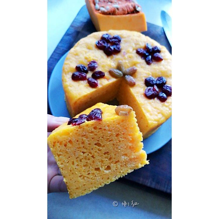 南瓜发糕 Steamed Pumpkin Cake