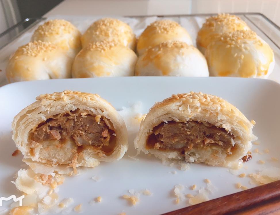 香酥鲜甜的鲜肉月饼