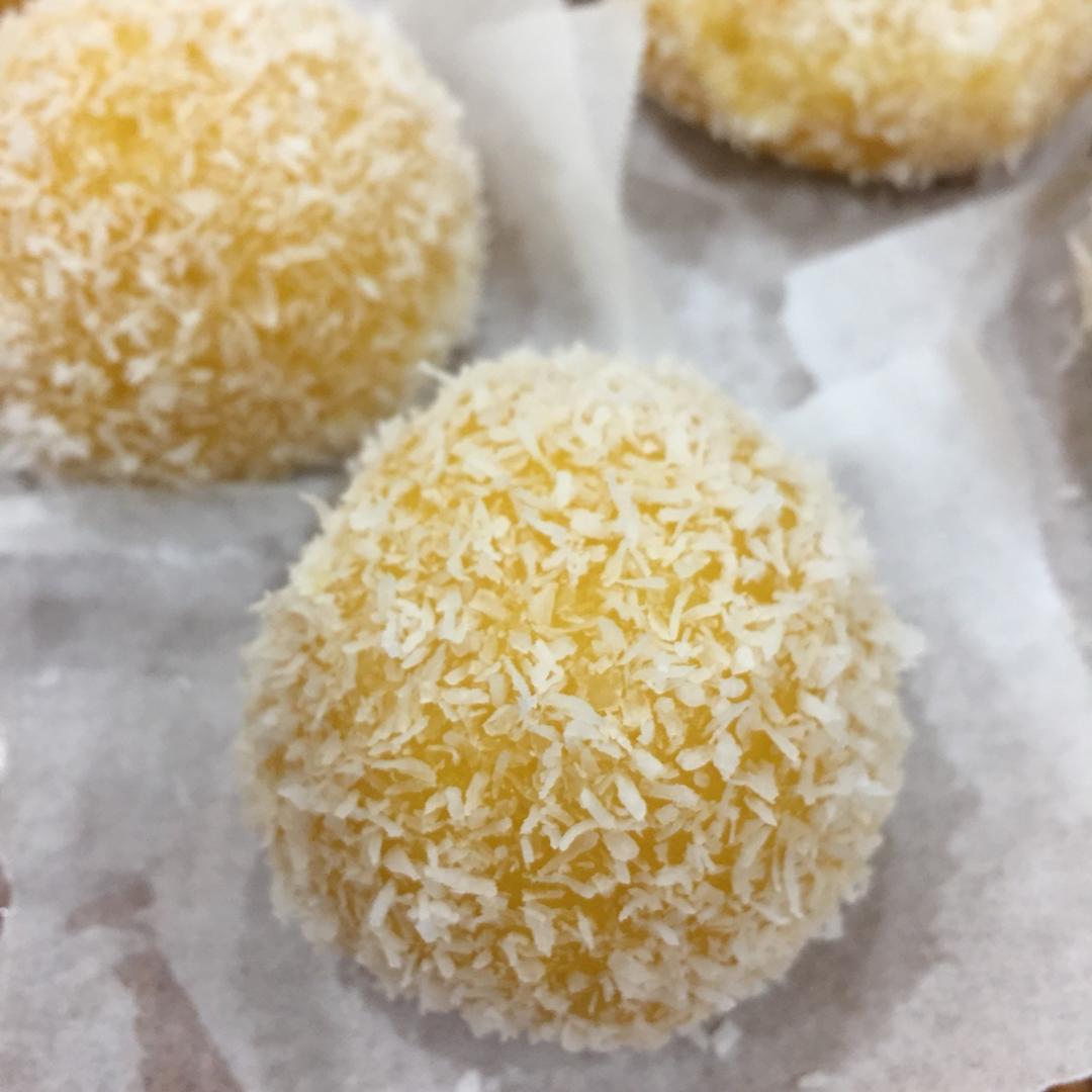 椰香南瓜紫薯糯米糍