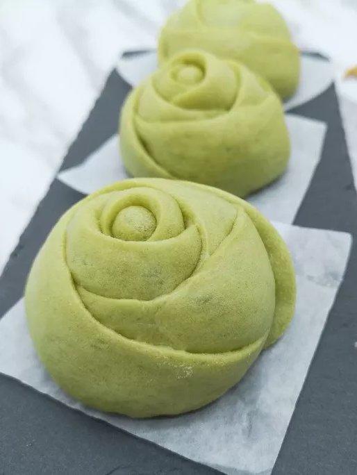 南瓜玫瑰花馒头