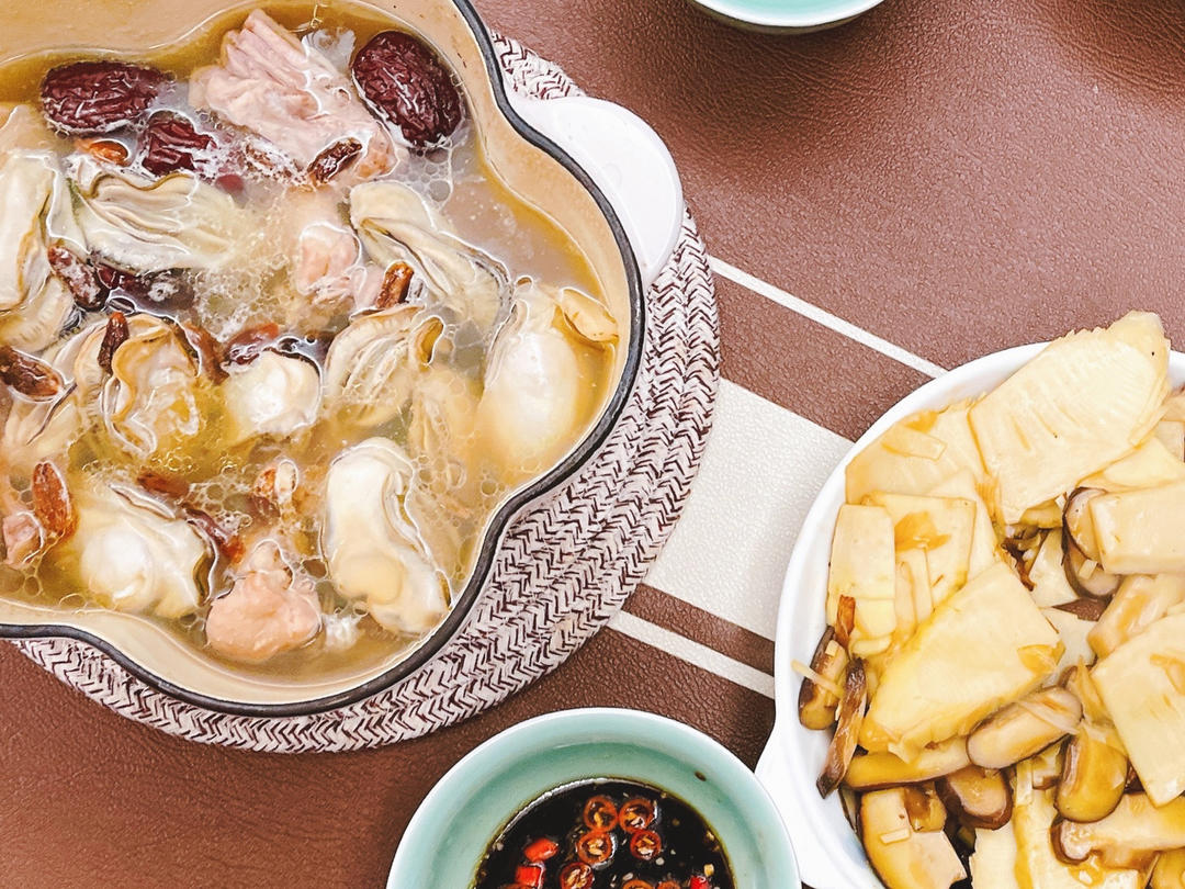 生蚝鸡汤