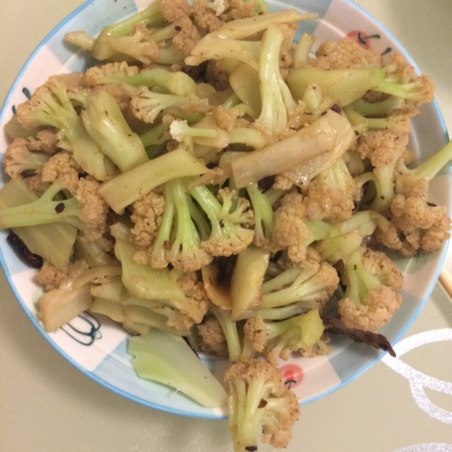 很“浪费”米饭的家常菜之一-------干锅菜花