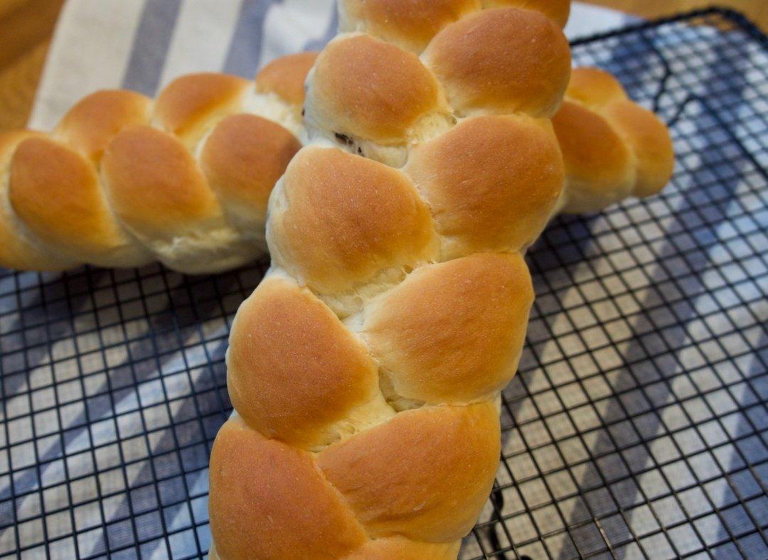 蔓越莓辫子面包