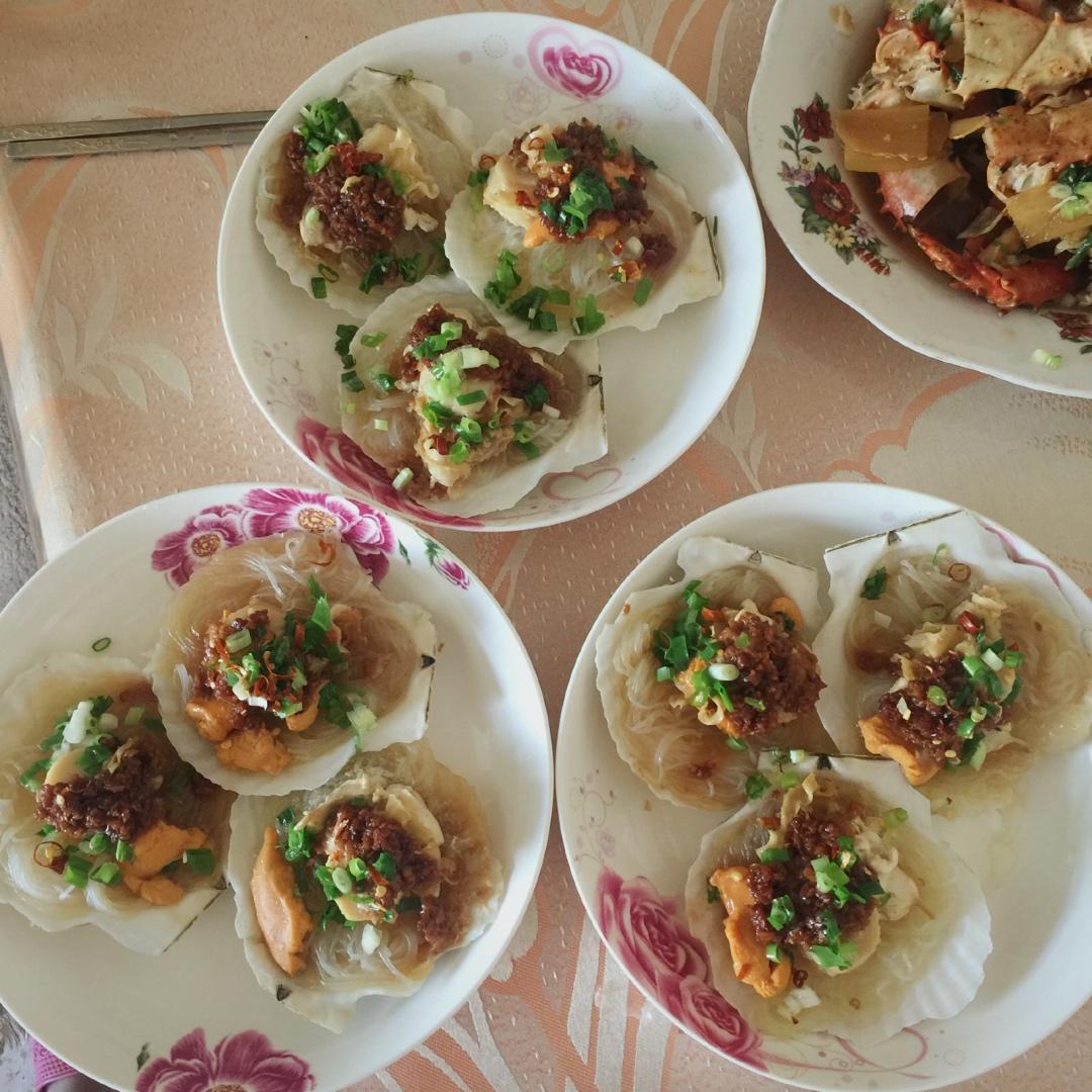 蒜蓉粉丝蒸扇贝