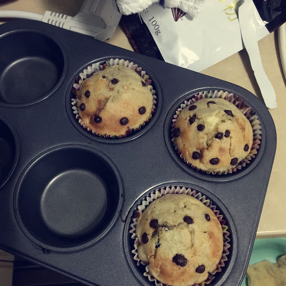 香蕉百利甜酒巧克力麦芬