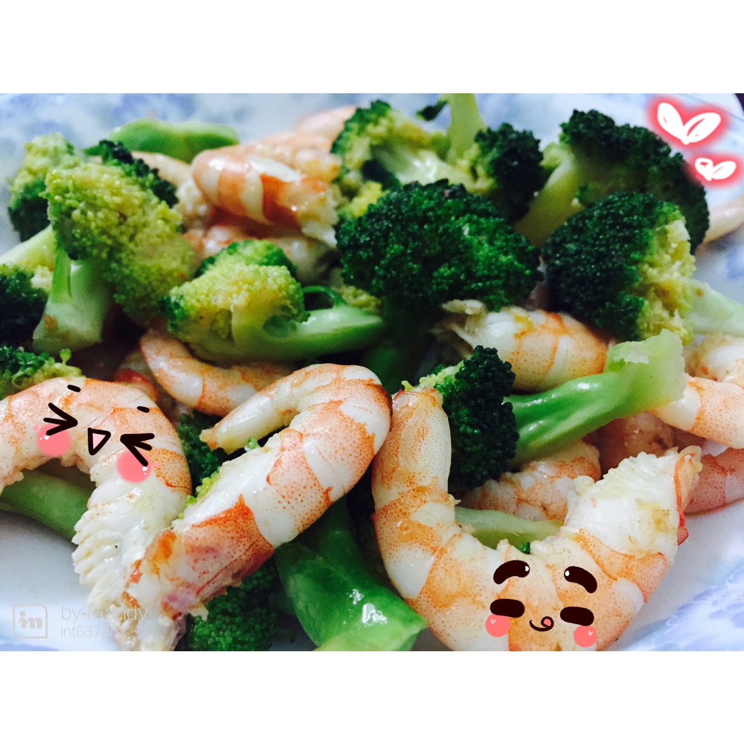 西兰花炒虾仁