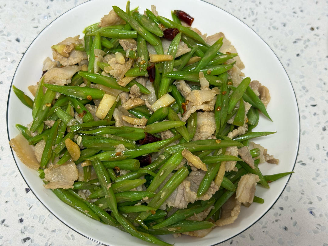 家常四季豆炒肉
