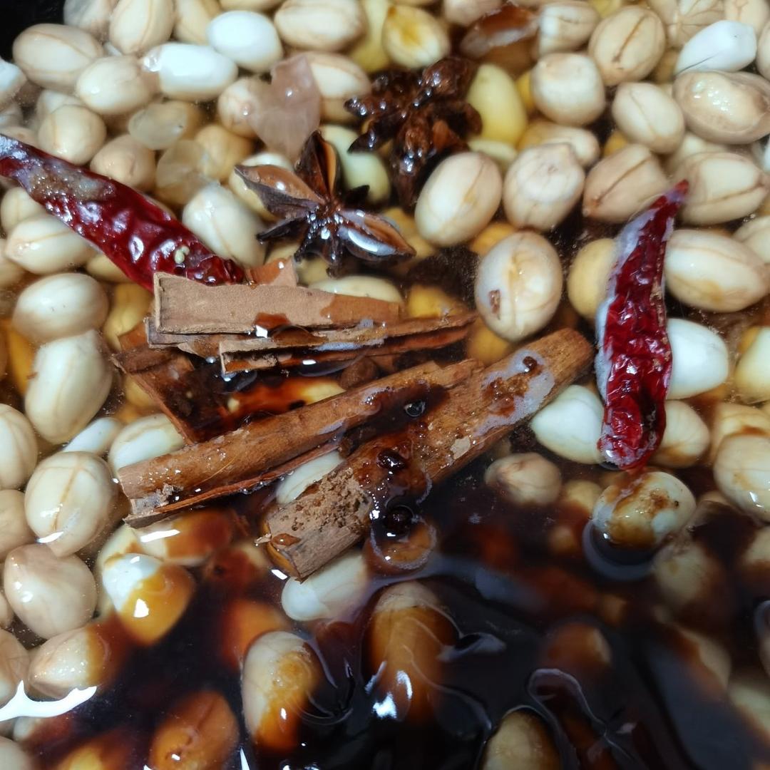 慢慢豆（卤煮黄豆+花生）