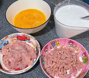 瘦肉雞蛋腸粉的做法 步骤1