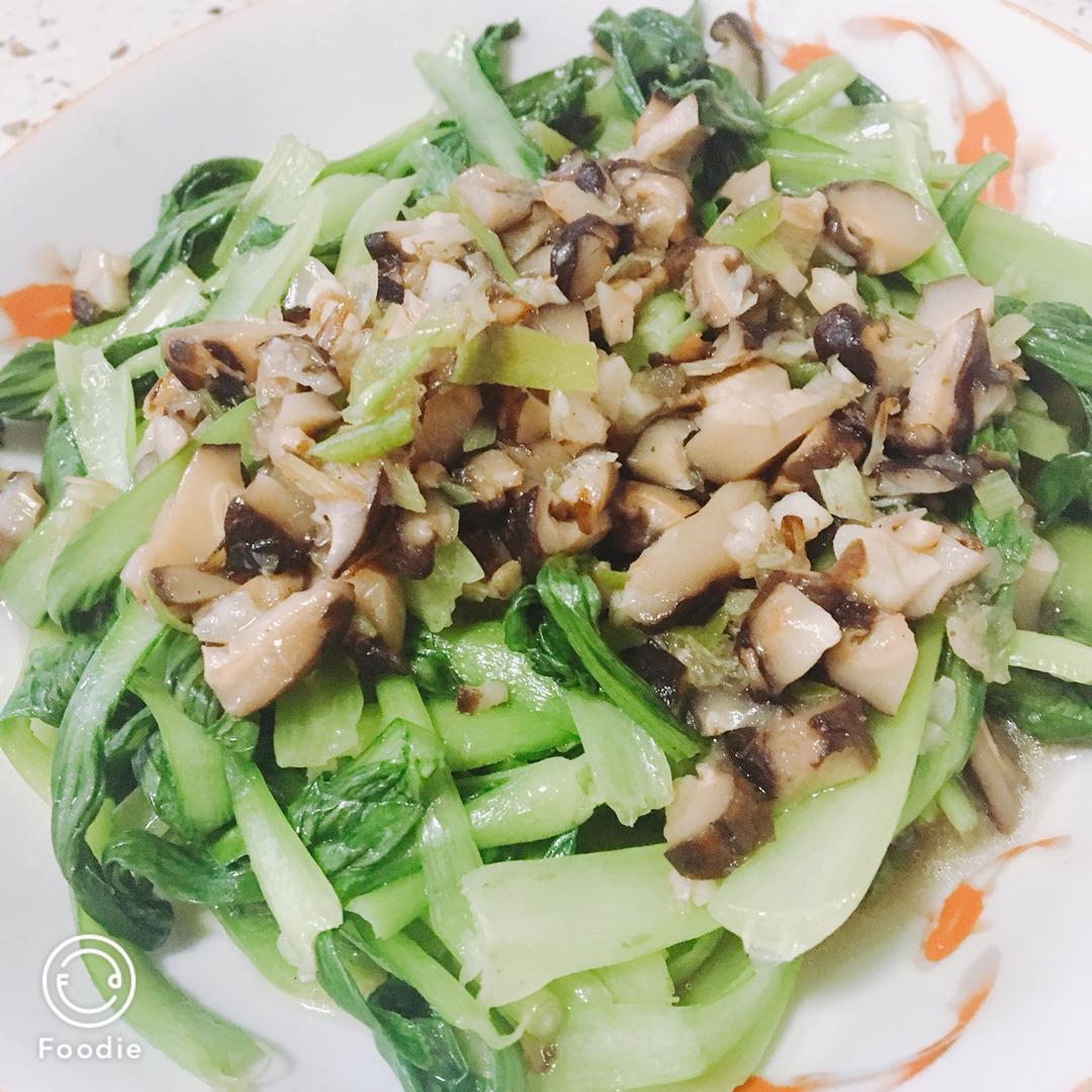 蚝油香菇小油菜