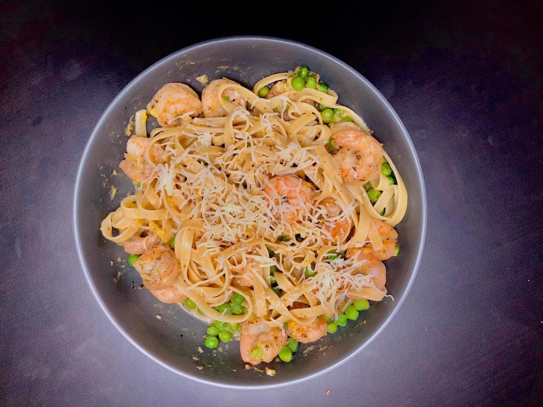 白葡萄酒海鲜意面（Seafood Pasta with White Wine）