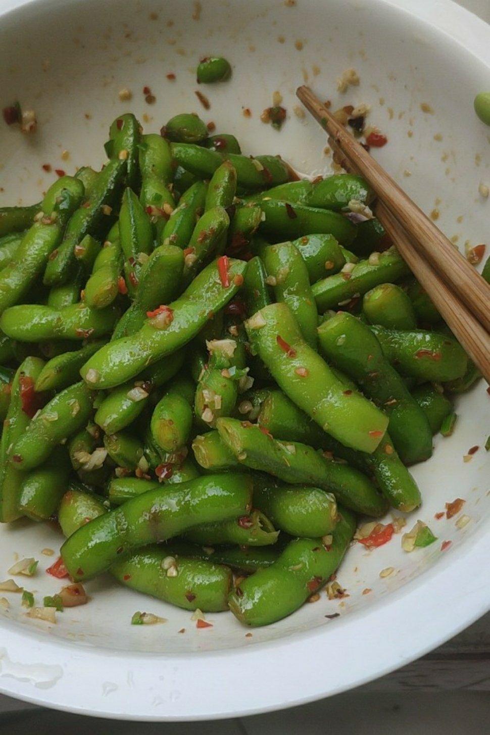 夏日爽口凉拌毛豆