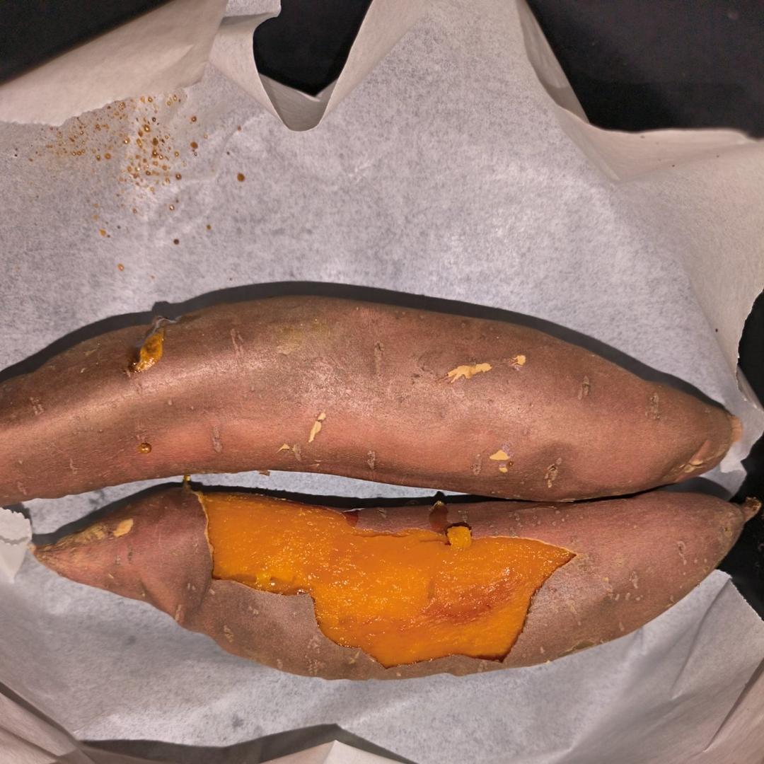 极简空气炸锅烤蜜薯