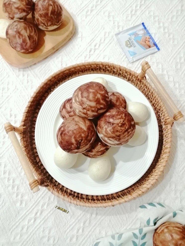 仿真香菇包|芝麻流沙馅|这也太像了吧