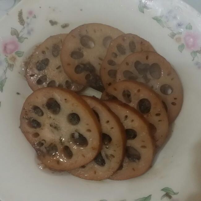 简易糯米蜜汁藕的做法