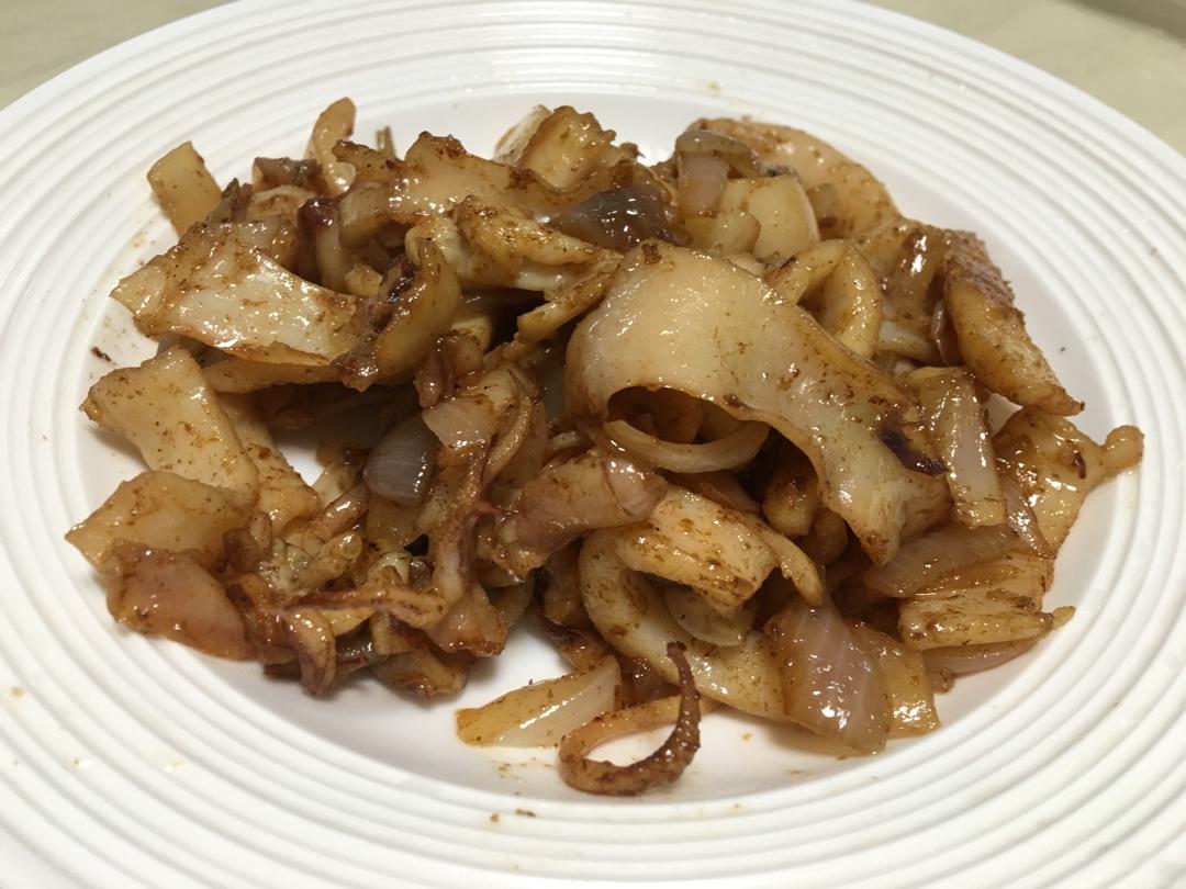 平底锅版铁板鱿鱼