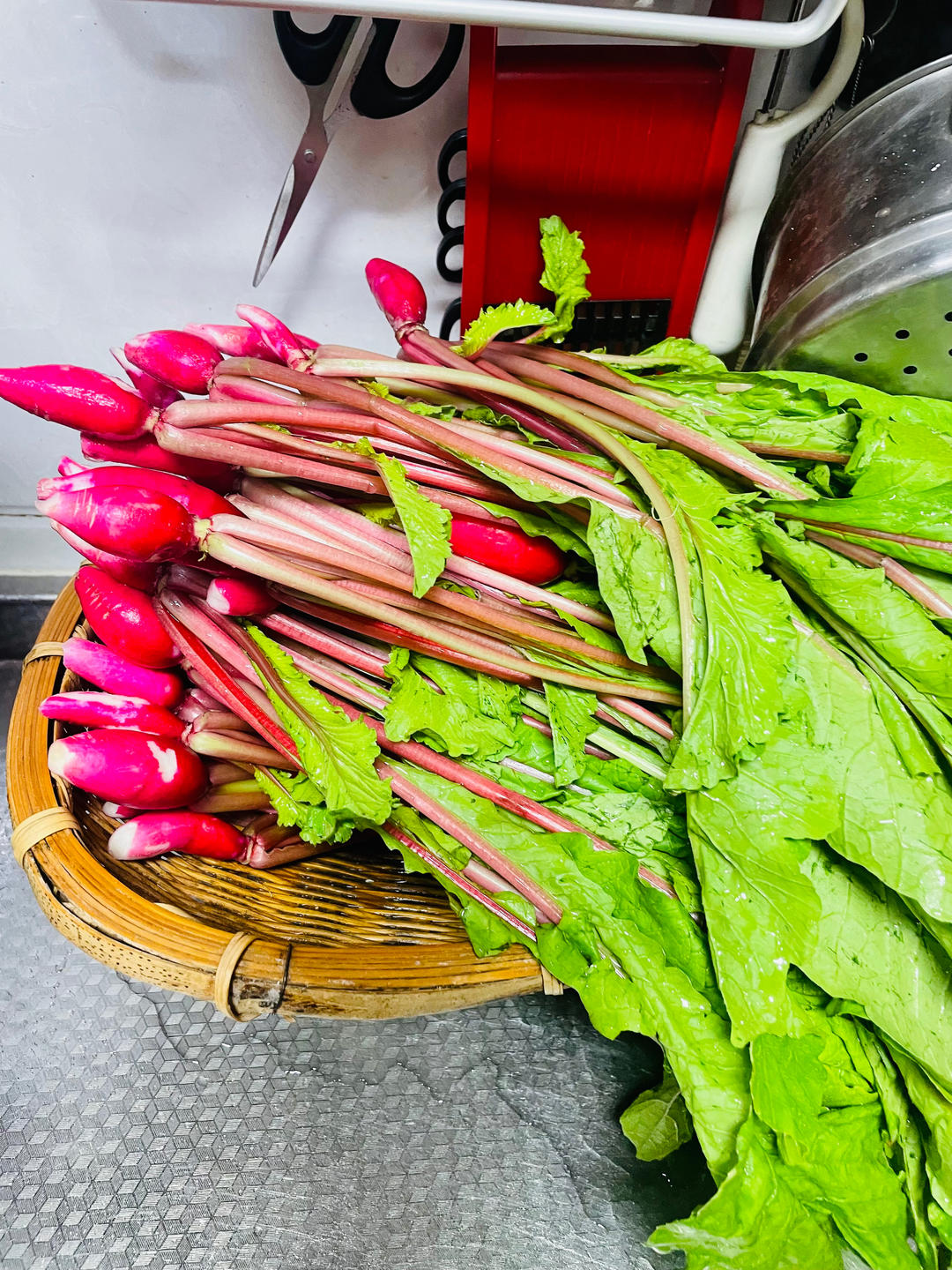 烫酸菜~红萝卜苗，下饭神器
