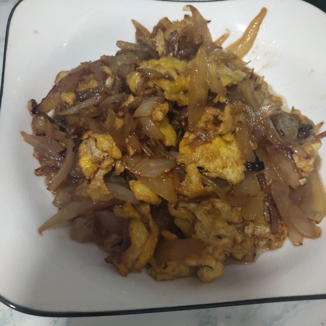 洋葱炒鸡蛋