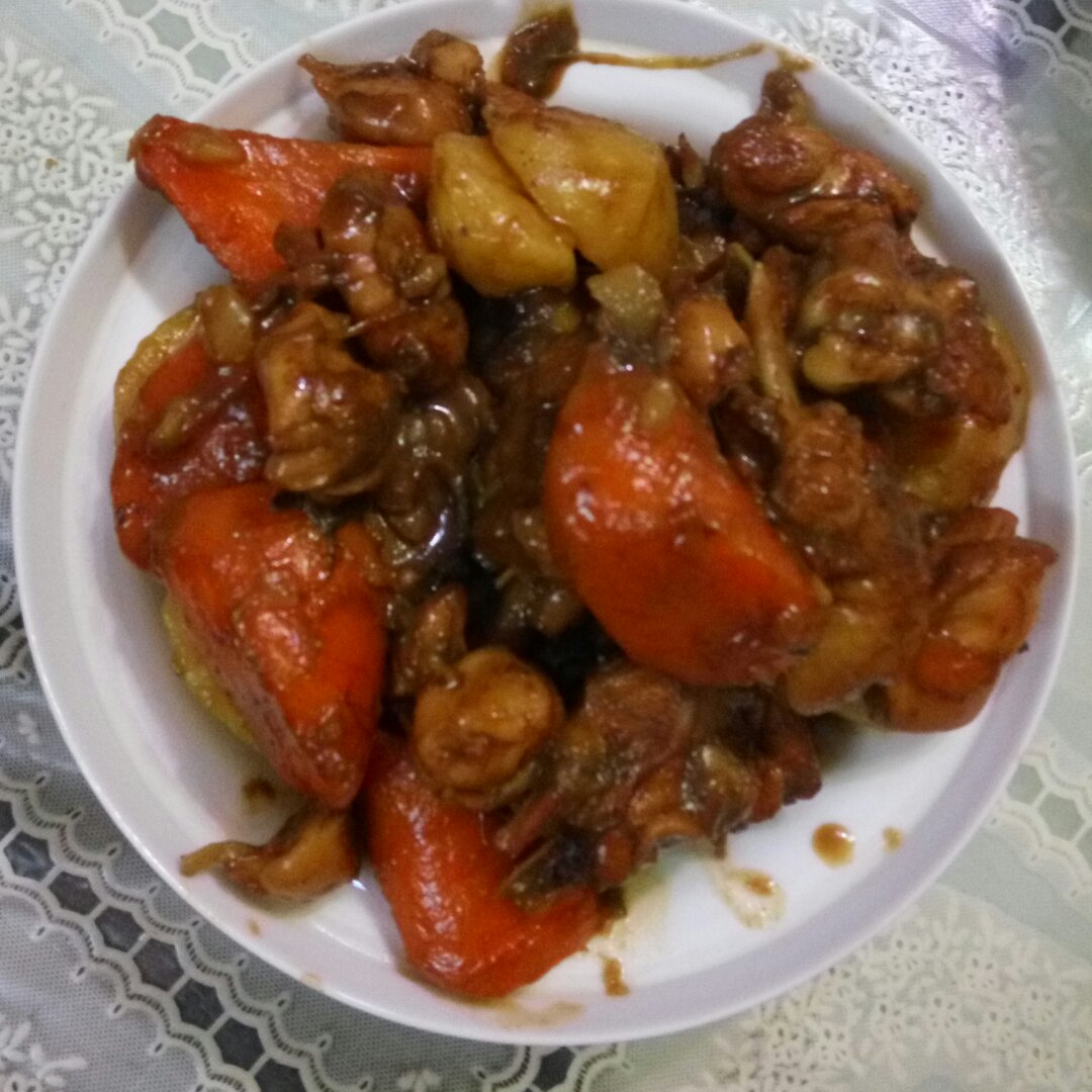 土豆烧鸡腿