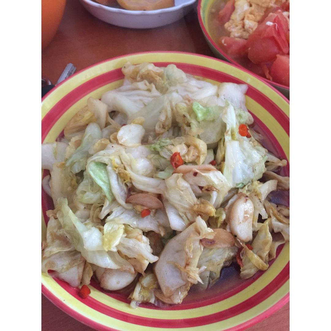 蚝油手撕包菜