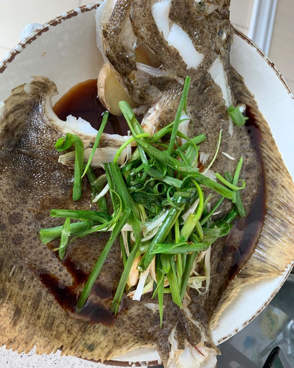 清蒸多宝鱼