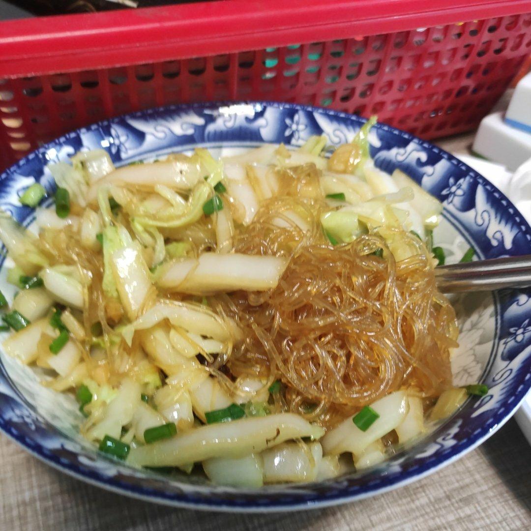 大白菜炒粉丝
