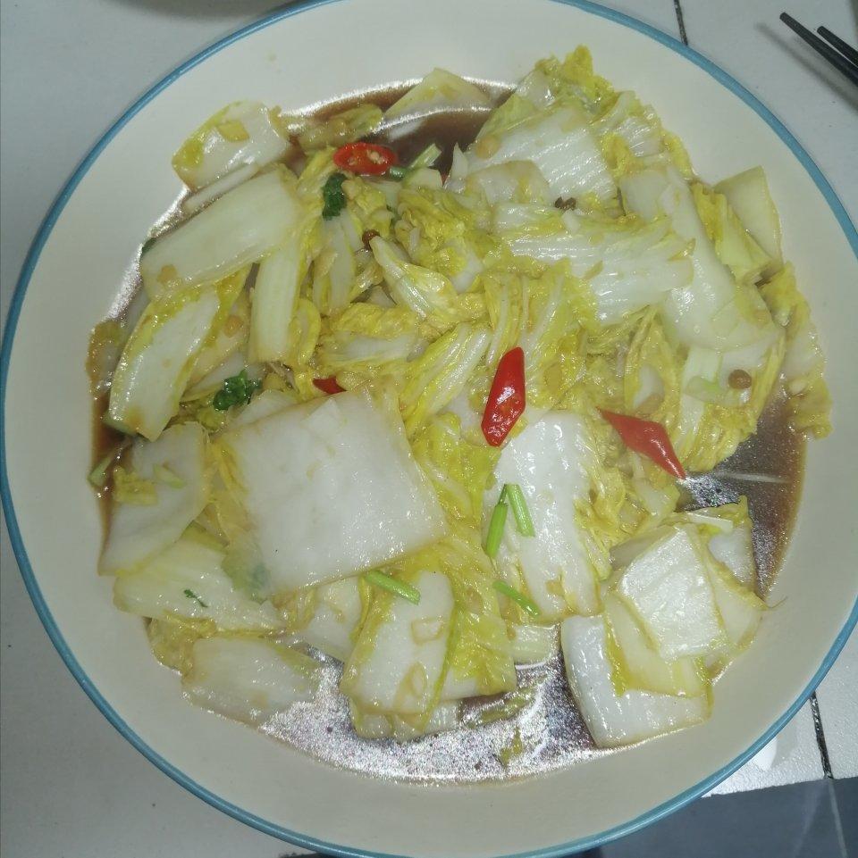 5分钟快手菜❗️巨下饭的酸辣娃娃菜，酸辣开胃❗️