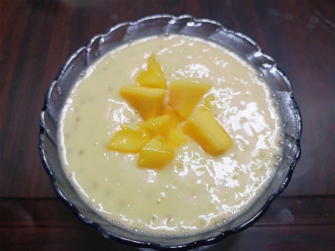 港式甜品——杨枝甘露(芒果西米露)附芒果花切法