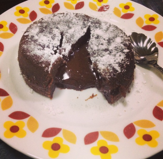 巧克力熔岩蛋糕 Chocolate Molten Lava Cake
