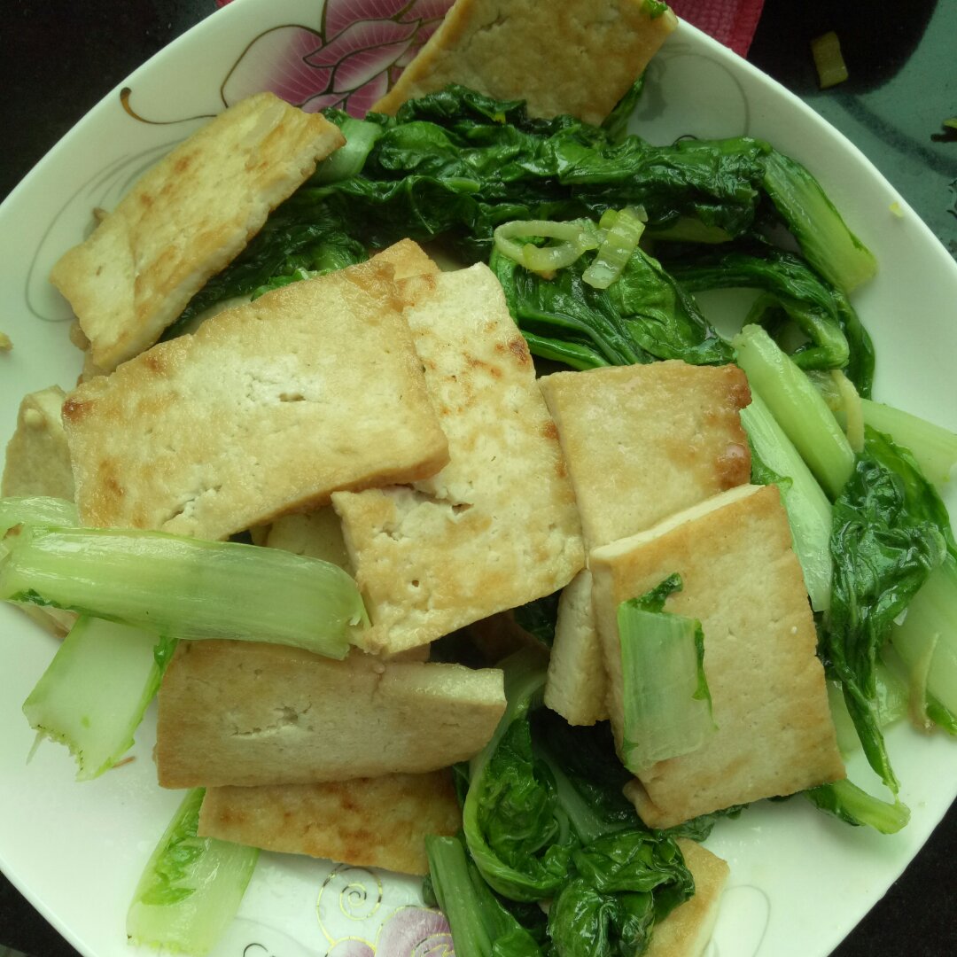 小白菜炒豆腐