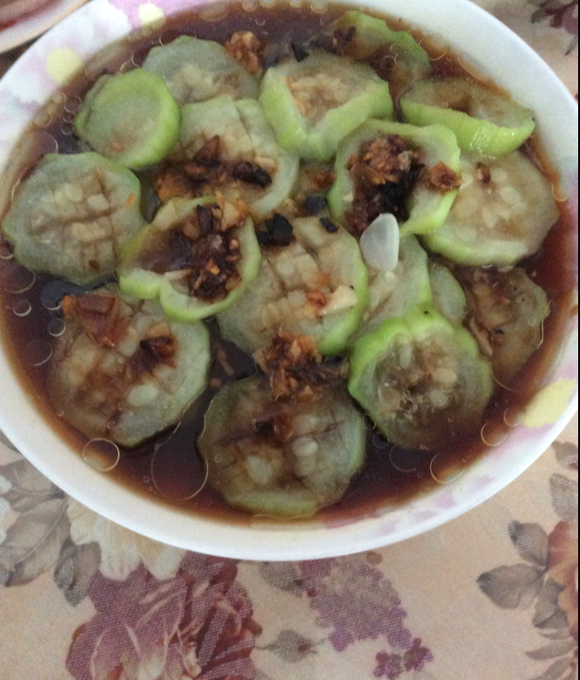 蒜蓉蒸丝瓜