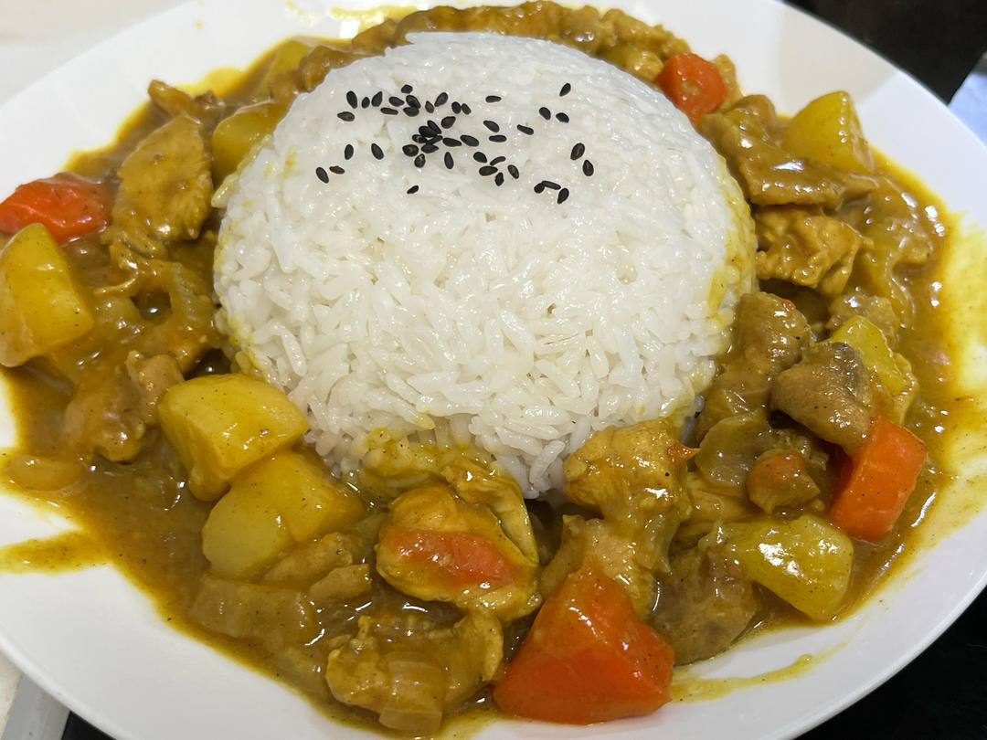 超快手低热量的土豆鸡肉咖喱饭，独家秘方！
