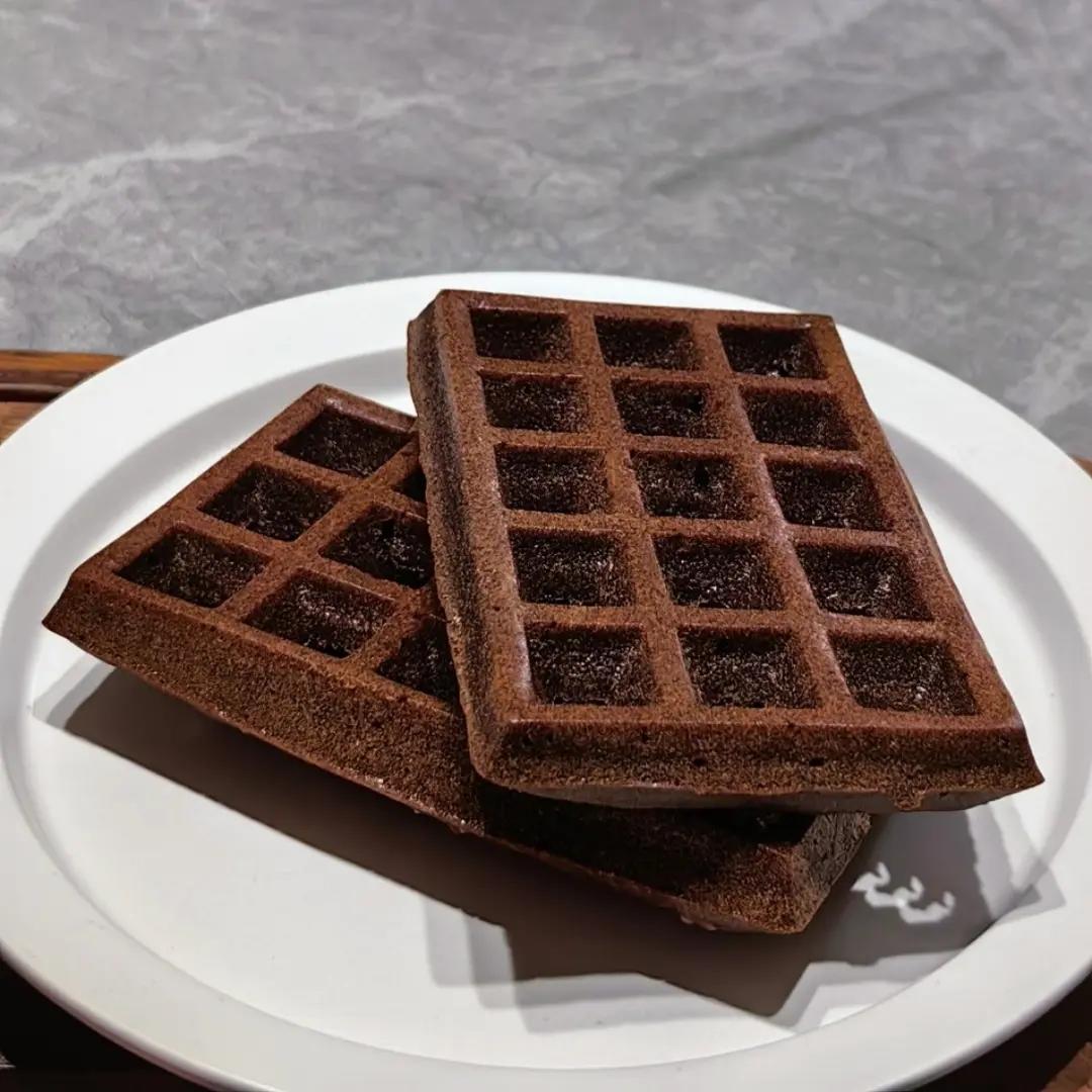 可可糯米华夫饼
