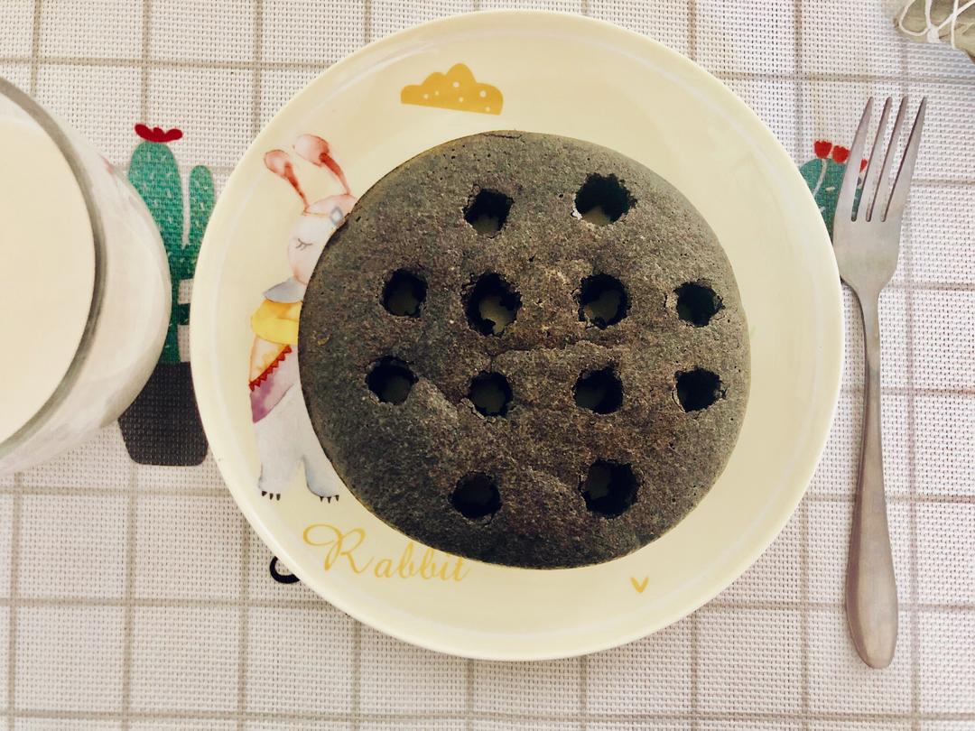 黑芝麻蜂窝煤蛋糕（6）