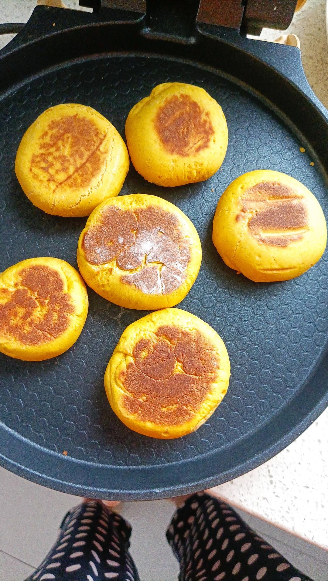 堂妈小厨——发面南瓜饼