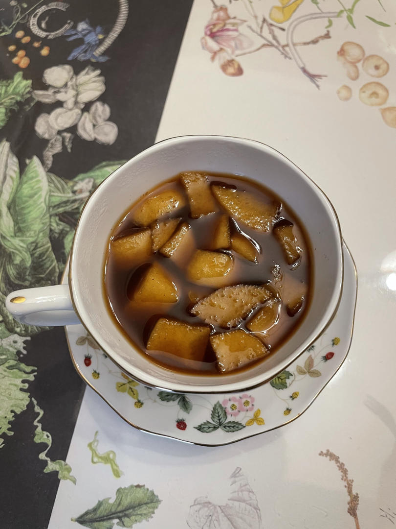 肉桂红糖苹果饮