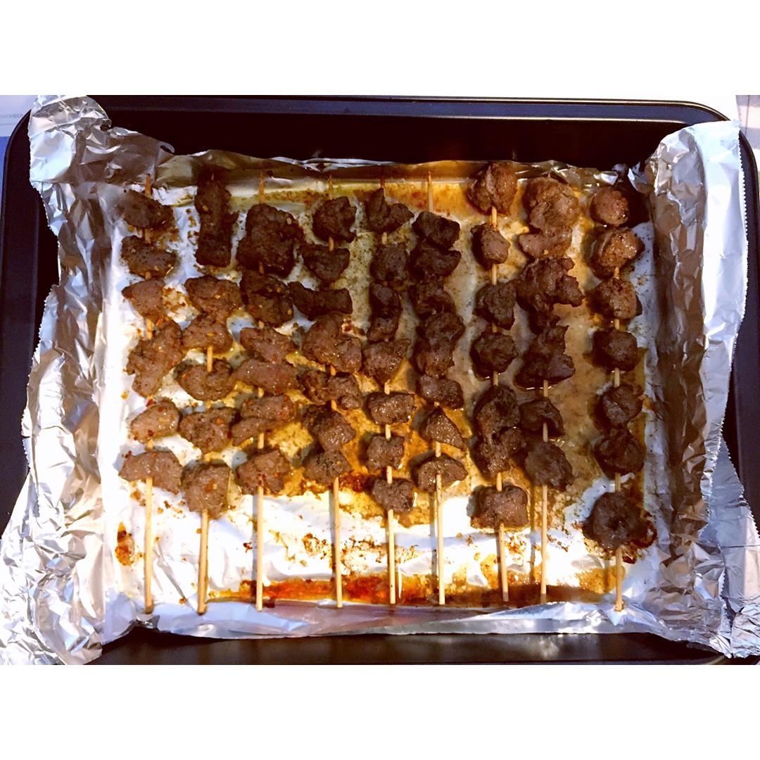 烤箱版新疆羊肉串