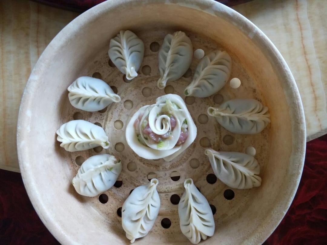 玫瑰花饺子