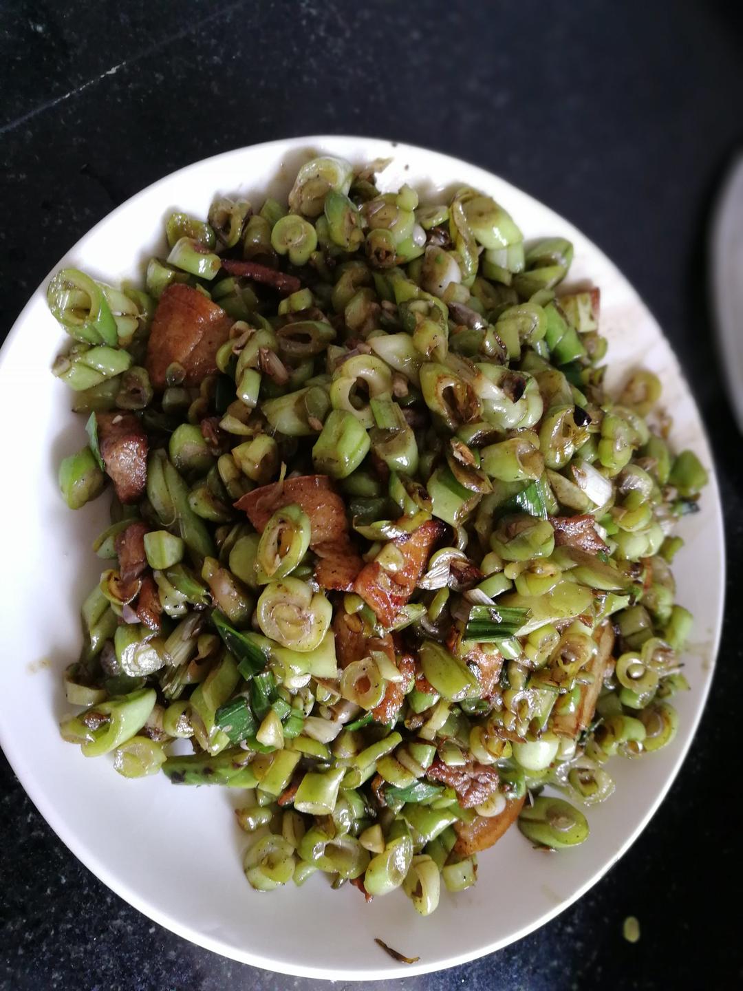 肉沫豆角下饭菜