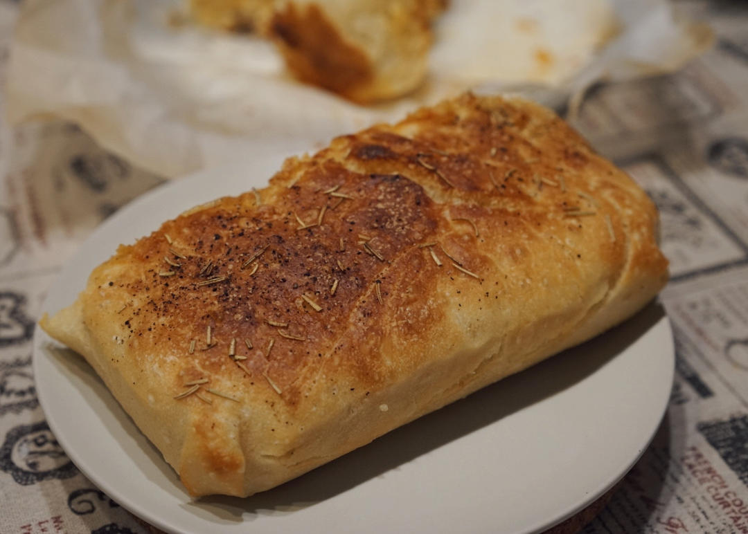 迷迭香佛卡夏零揉面始祖比萨饼（中筋面粉）