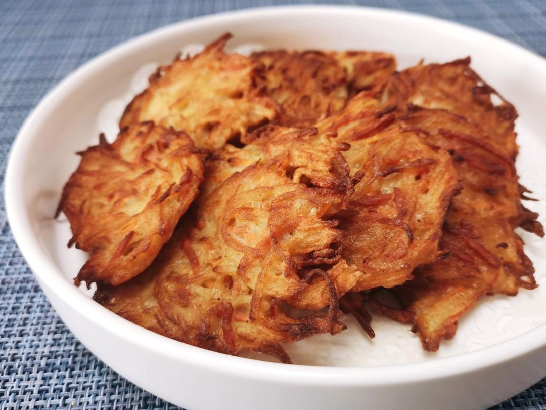 土豆饼(土豆胡萝卜丝饼)