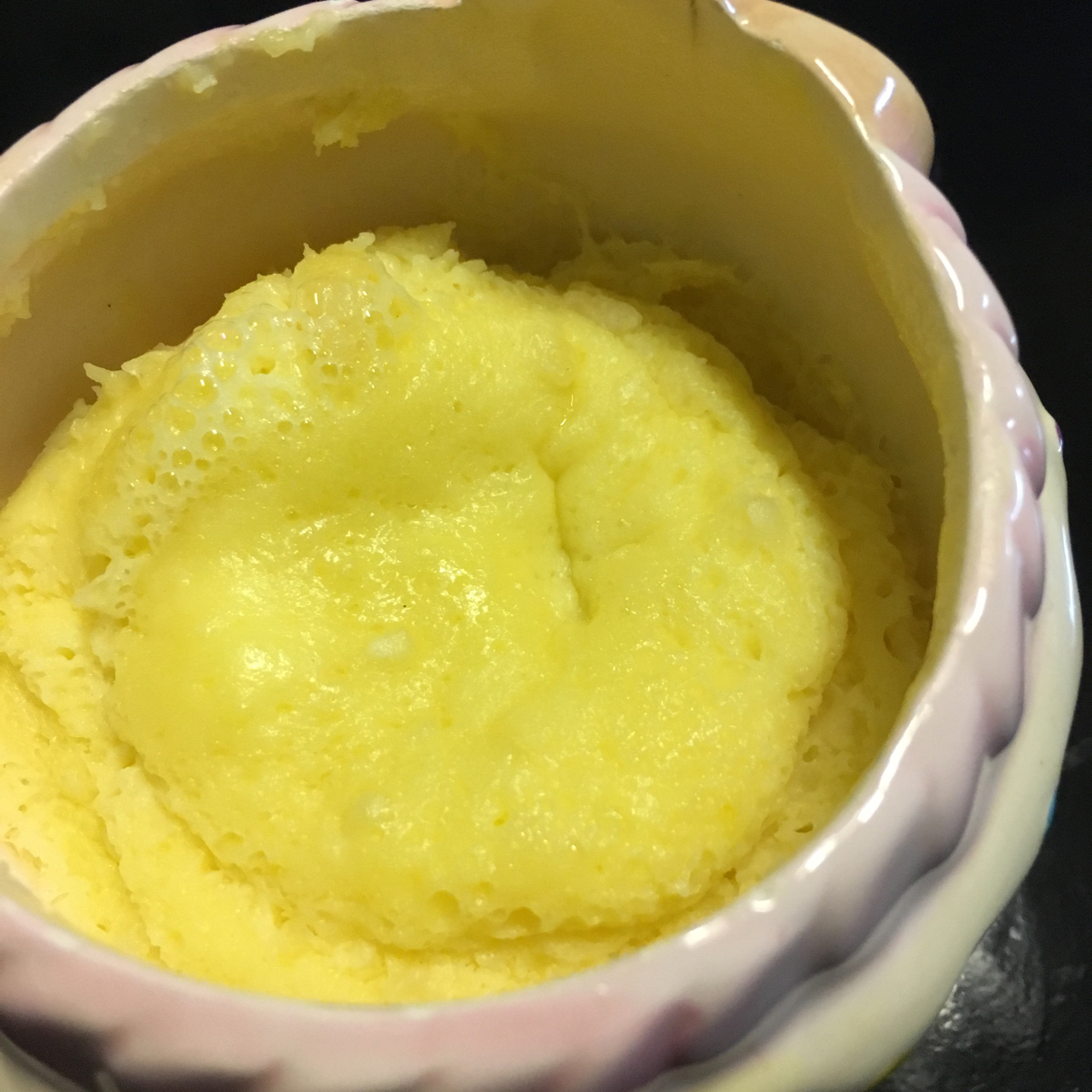 懒人食|1分钟微波炉柠檬酸奶小蛋糕（无油低脂版）