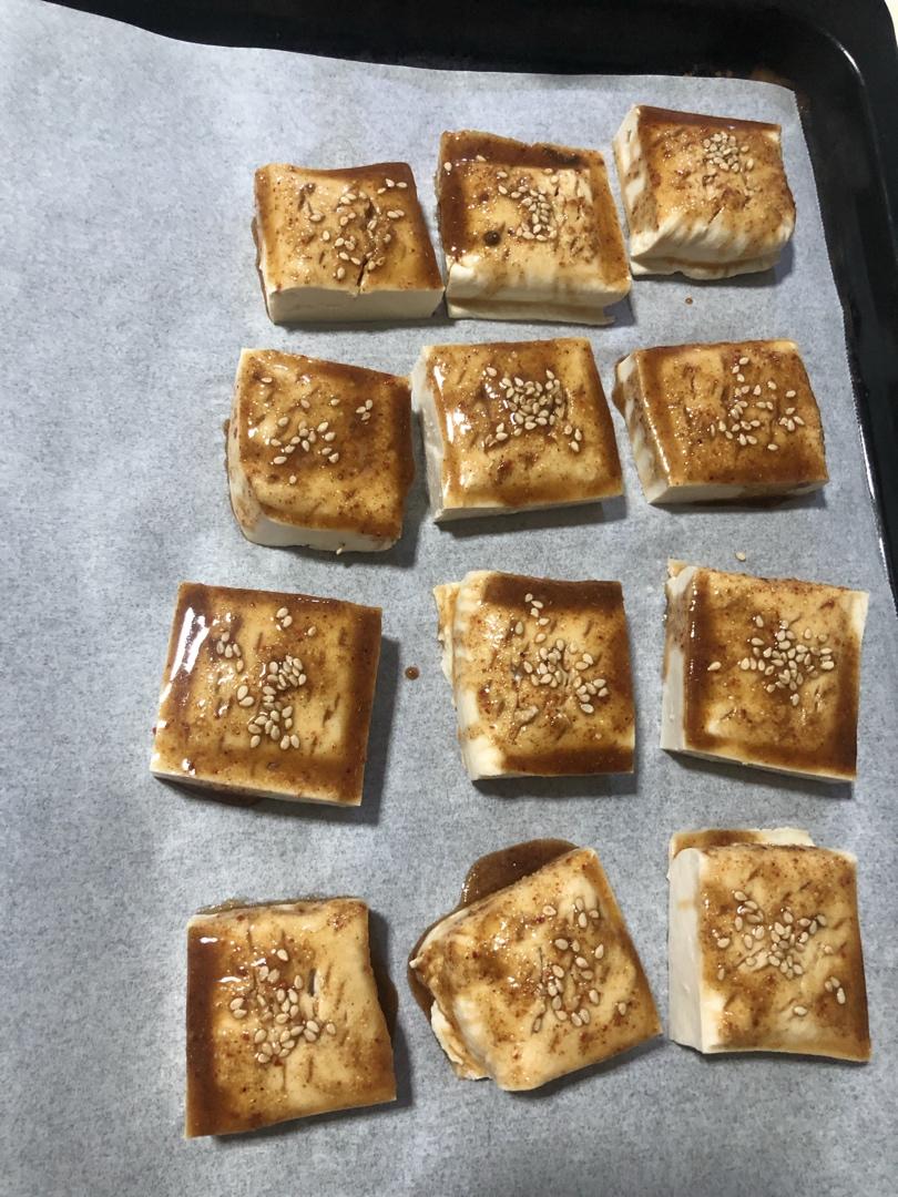 烤箱烤豆腐