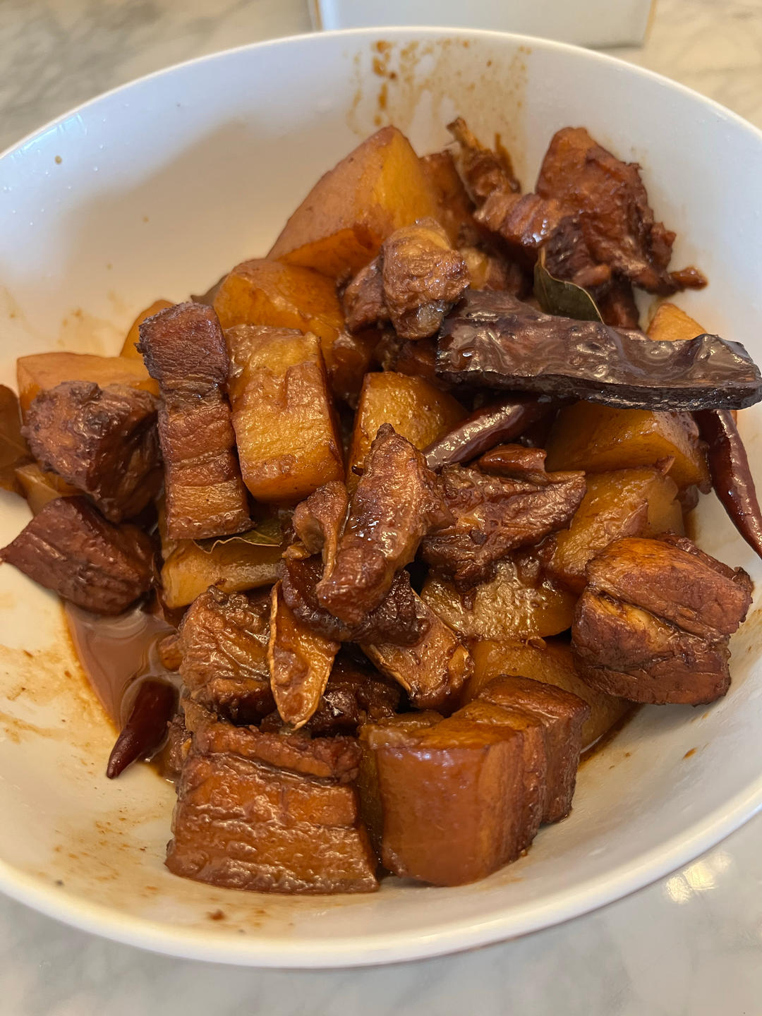 红烧肉炖土豆（丝毫不腻）